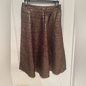 ASOS Shimmering Brown A-Line Skirt